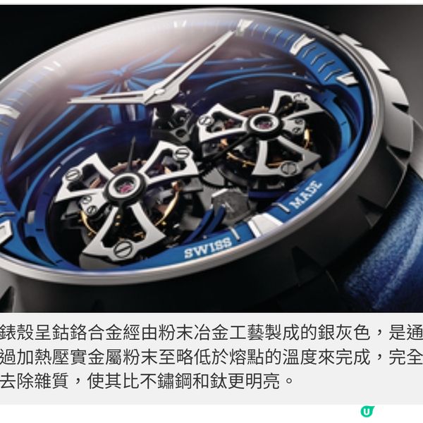 ROGER DUBUIS 鏤空王功架