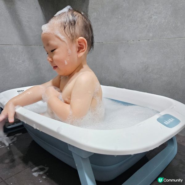 🛁 香港家庭必備！可折疊浴盆實測分享！