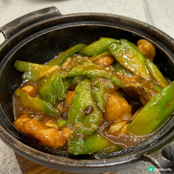 涼瓜炒斑腩