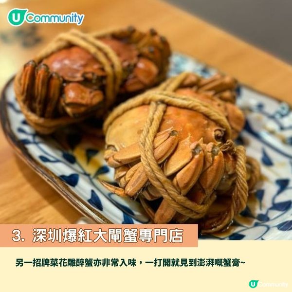 深圳秋蟹宴5大推介🦀│抵食大閘蟹餐廳／松葉蟹／名畫蟹宴🤤