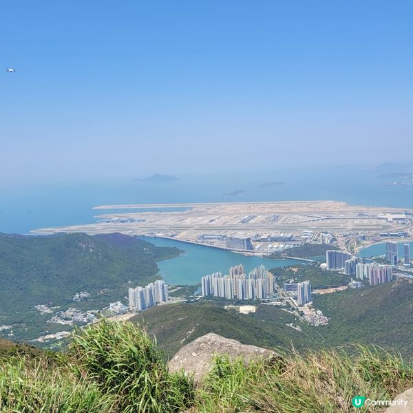 可以望到機場耶～