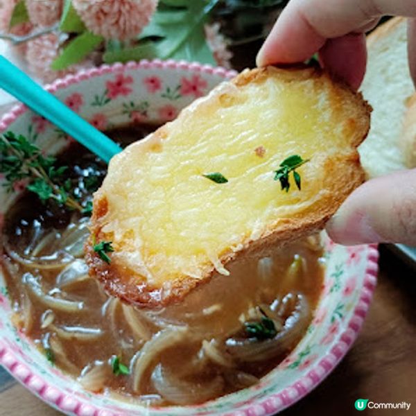 洋蔥愛好者系列！簡單自煮法式洋蔥湯