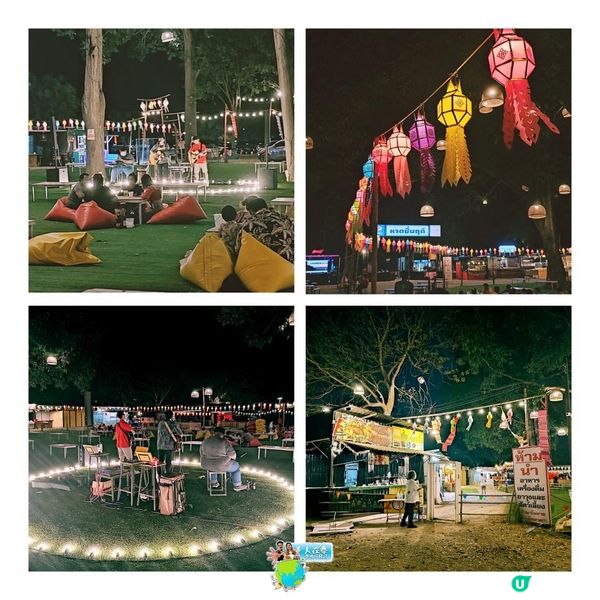 31 🇹🇭泰中 北碧府2日1夜 | Day1 河畔LiveMusic露天美食廣場 หาดชื่นฤดี🛶