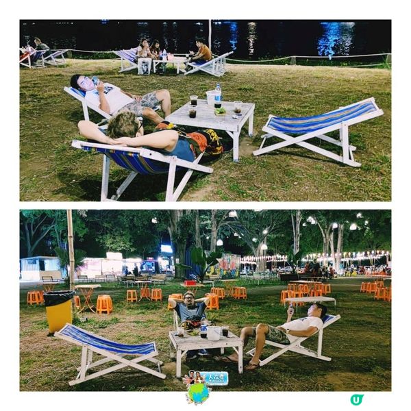 31 🇹🇭泰中 北碧府2日1夜 | Day1 河畔LiveMusic露天美食廣場 หาดชื่นฤดี🛶