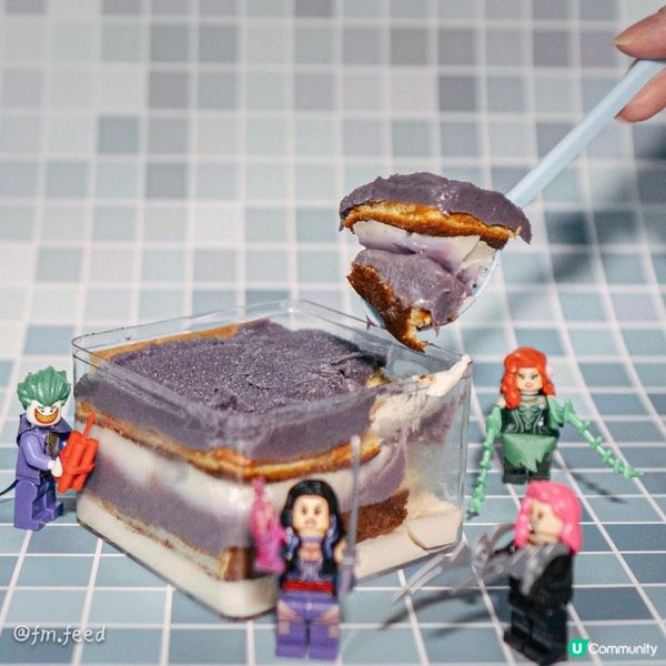 紫薯麻糬盒子蛋糕 🍠 #低卡低碳低糖高蛋...