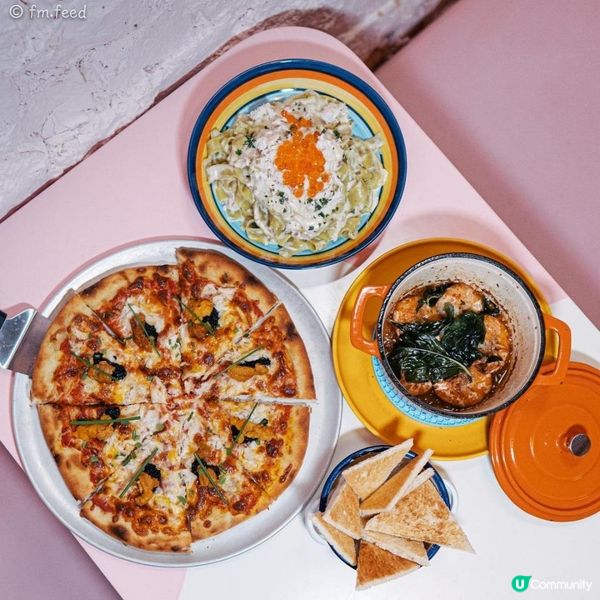 玩味粉色pop art西班牙餐廳🇪🇸