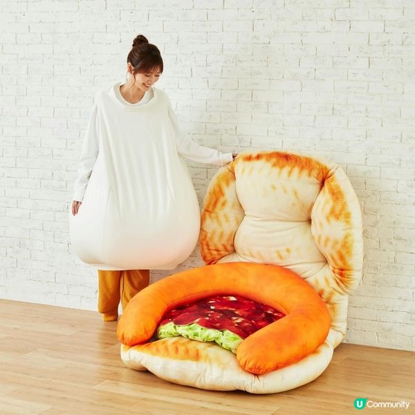 🇯🇵日本Mos burger巨型睡袋 將你秒變漢堡包餡料🍔