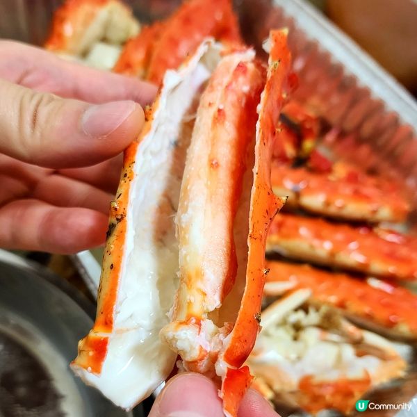  🦀 震撼價💥食「阿拉斯加」長腳蟹🤗正‼超多膏‼️🤩