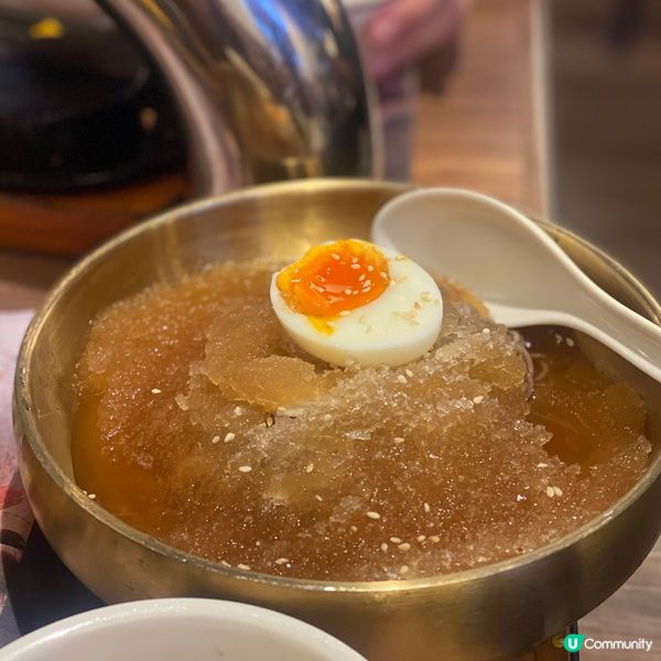 旺角🇰🇷韓式🇰🇷冷泡喬麥麵🍜🧊🍜🧊👍🏻