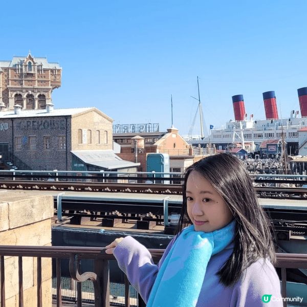 位於東京海洋迪士尼，這位置真的打卡一流的地方，見到大郵輪及驚...