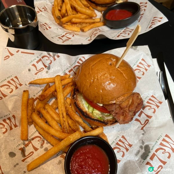 抵食到爆💥 $98炸雞漢堡配甜品🤤