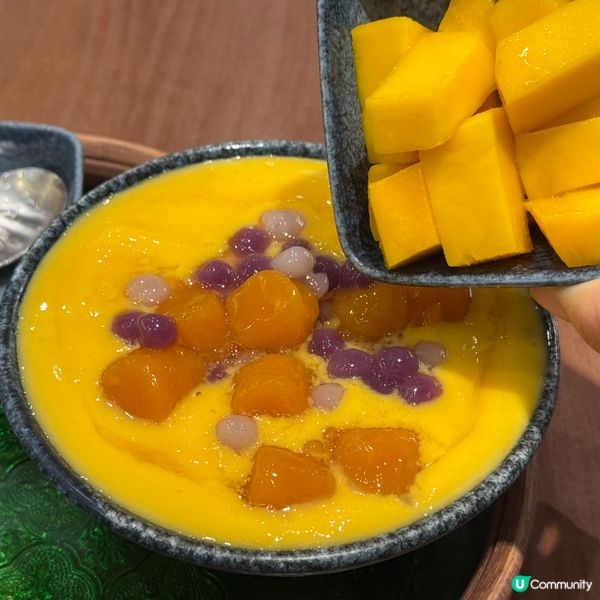 蓮塘必試！鮮榨芒果芋圓燒🤤