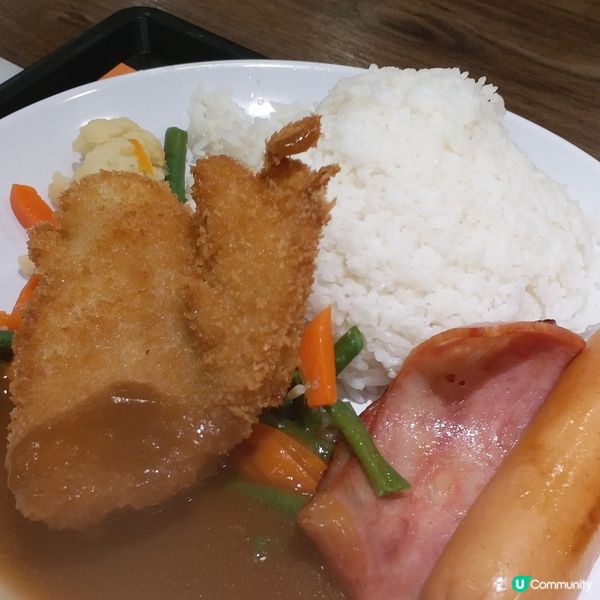 大快活限時超值之選😁吉列魚柳司華力腸煙肉飯