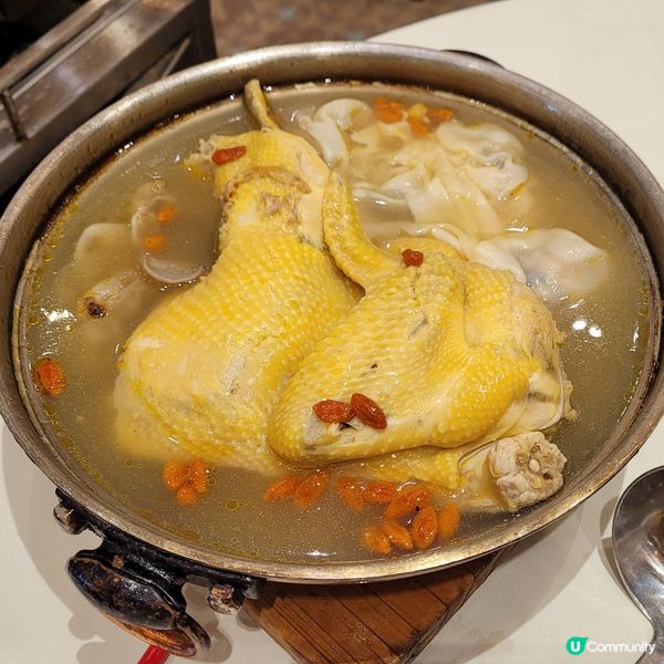 推薦！48蚊大大鍋羊肚菇水餃雞湯