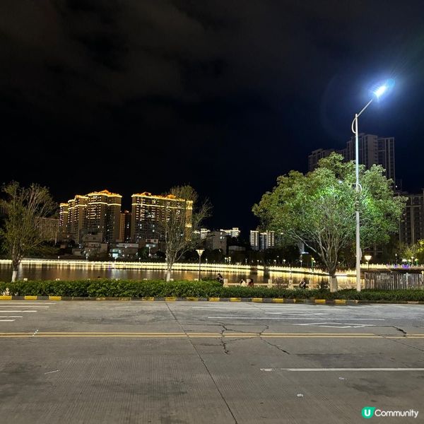 韶關夜景、美食街