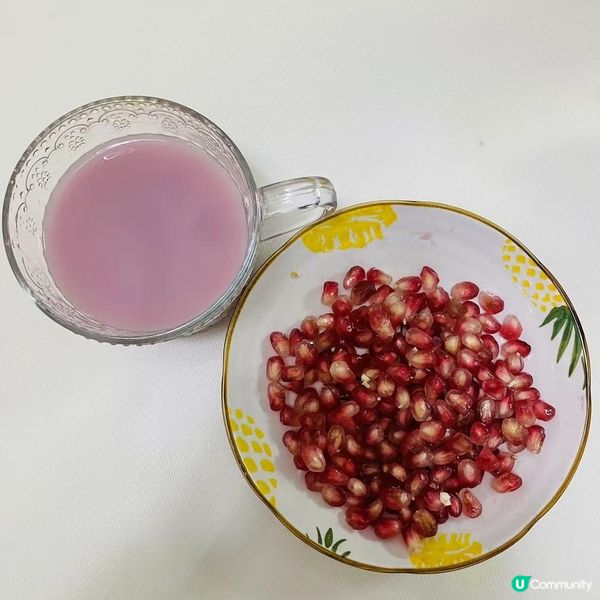 自製石榴汁😋😋
