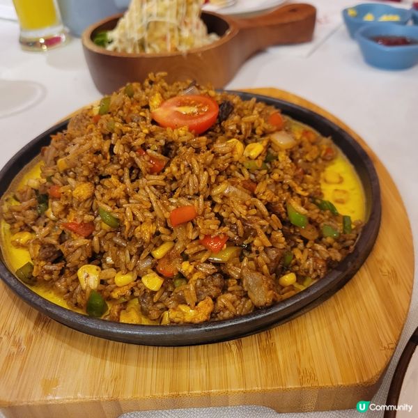 黑胡椒牛肉炒飯