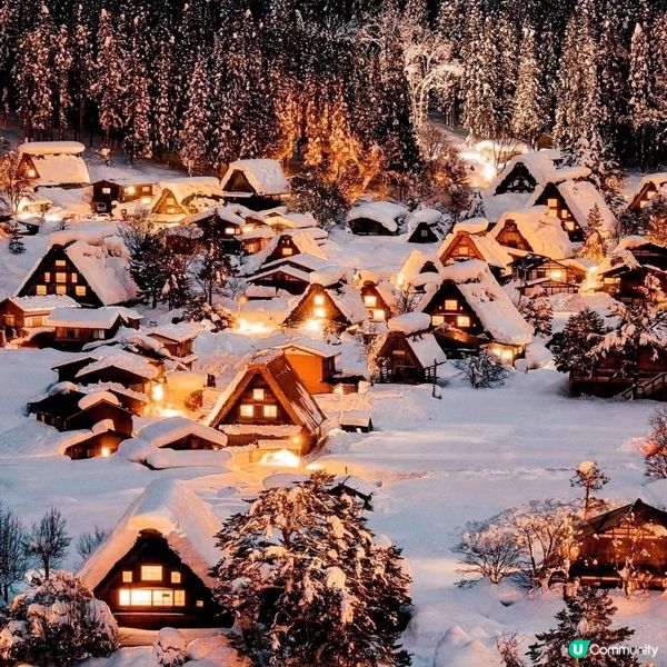 白川鄉。。宫崎駿筆下的童話世界