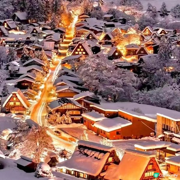 白川鄉。。宫崎駿筆下的童話世界