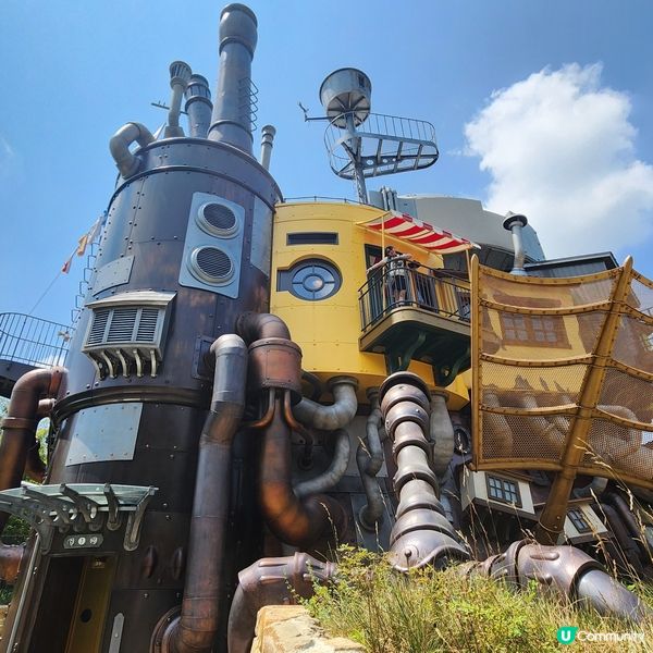 💥吉卜力公園~魔女之谷，識動的「哈爾移動城堡」‼️😱😱