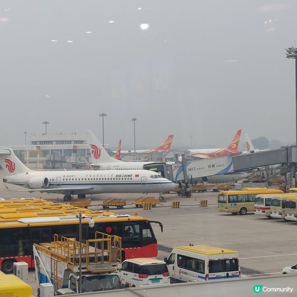 在北京首都國際機場T2乘坐中國國際航空