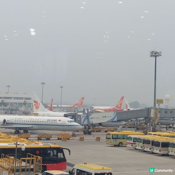 在北京首都國際機場T2乘坐中國國際航空