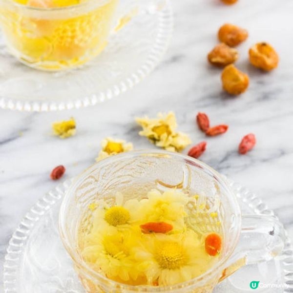 菊花杞子桂圓茶