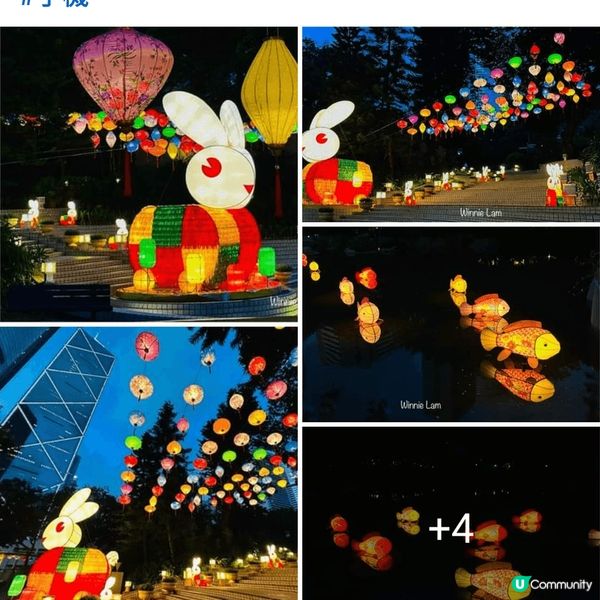 中秋又到睇燈飾，到處各區香港都有在夜晚看非常你35知己去玩打...