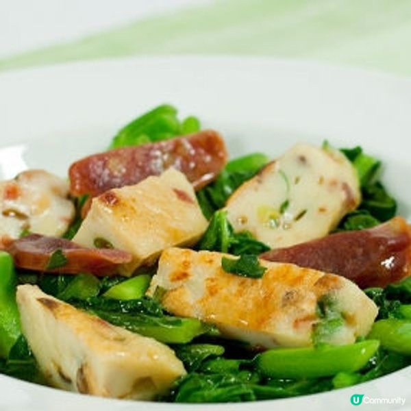 魚肉臘腸炒芥蘭