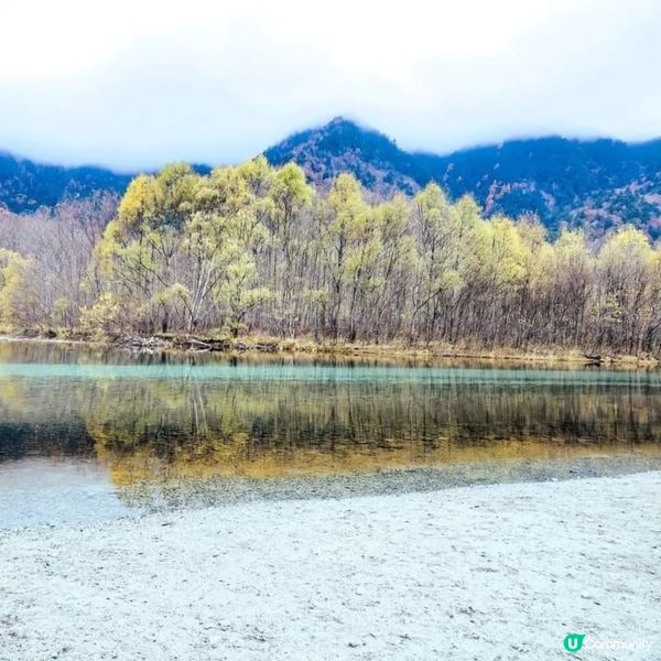 上高地大正池🌄  晨曦如夢