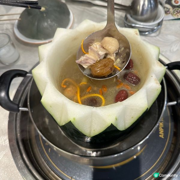 中山竹福閣冬瓜盅好味道