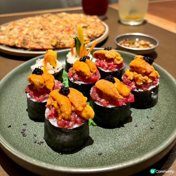 銅鑼灣•高質韓式居酒屋 大愛海膽紫菜包飯