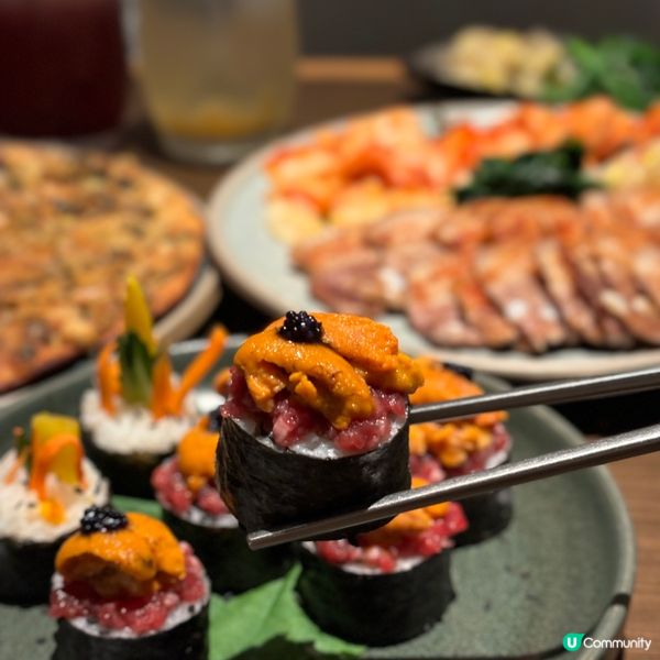 銅鑼灣•高質韓式居酒屋 大愛海膽紫菜包飯