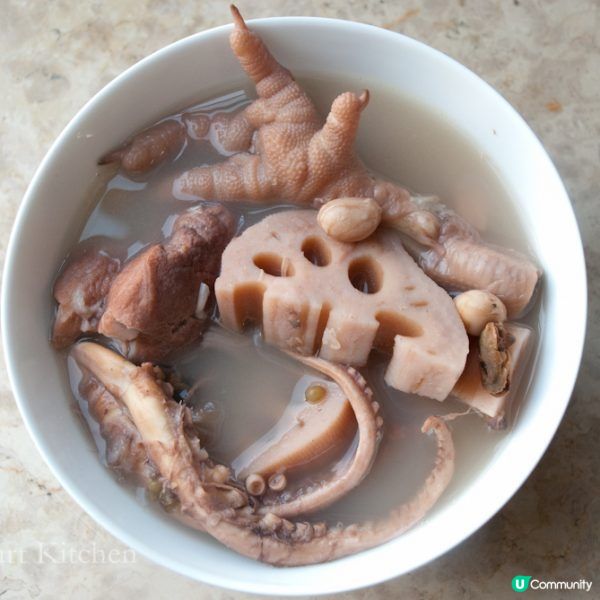 蓮藕章魚排骨湯