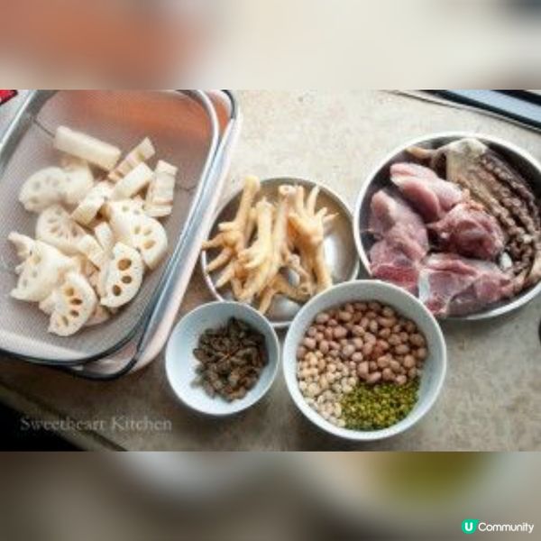 蓮藕章魚排骨湯