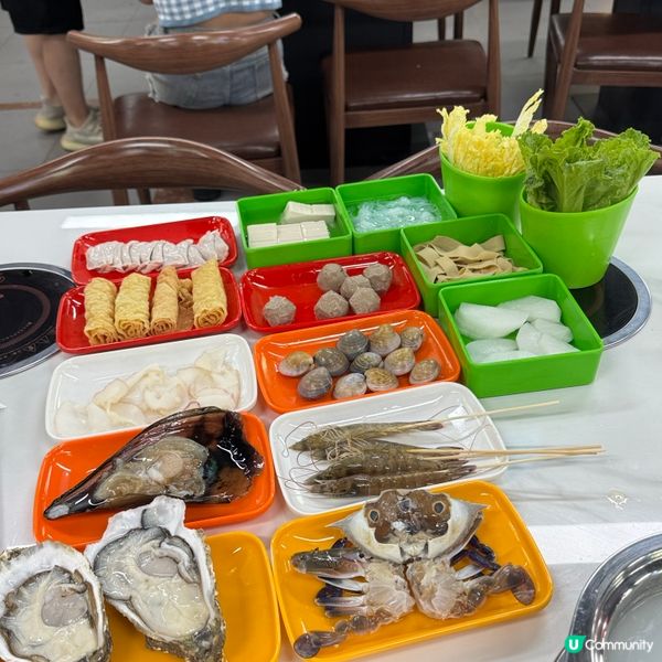 在深圳50元就能實現海鮮自由⁉️佛山黃師傅粥底火鍋