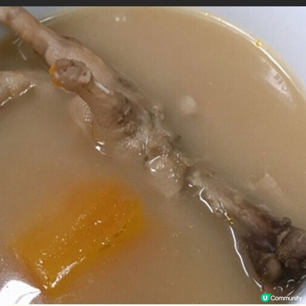 木瓜花生眉豆雞腳湯