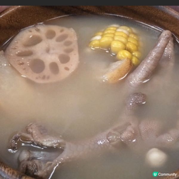 蓮藕雪梨雞腳湯
