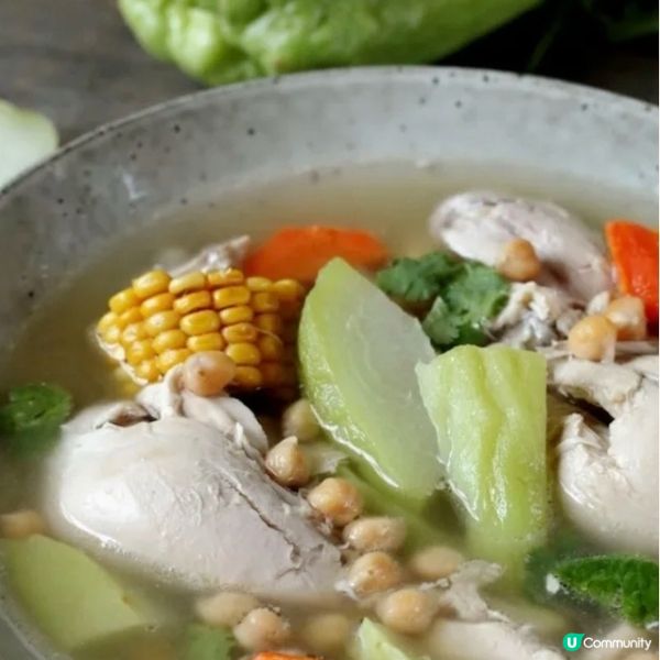 佛手瓜栗子甘筍湯