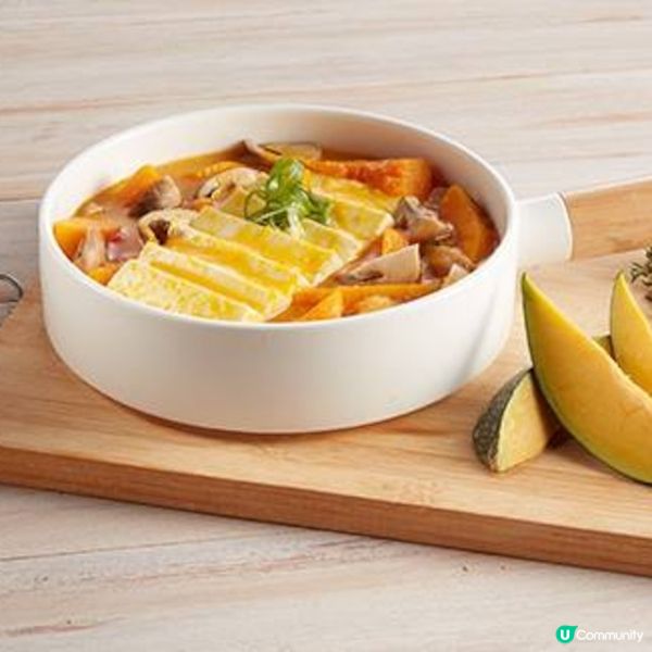 草菇南瓜煮豆腐