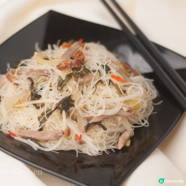 雪菜火鴨絲炆米 