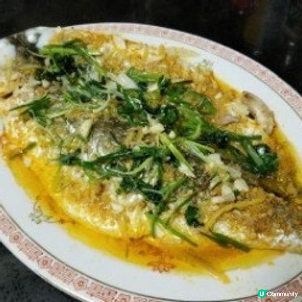 黃金魚子醬蒸烏頭
