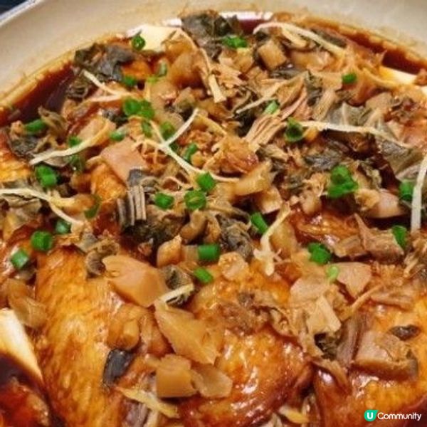 梅菜豆腐蒸雞翼