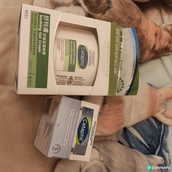 多謝U，送我呢Set舒特膚?保濕套裝，實而不華，冇香料，美國...