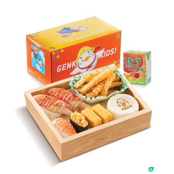 元気寿司推廣「小朋友幫小朋友」精神 隨「兒童壽司盛」附送「蜂蠟保鮮布DIY套裝」