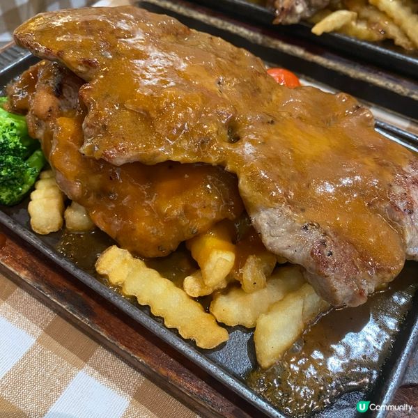 香港懷舊鐵板餐😌