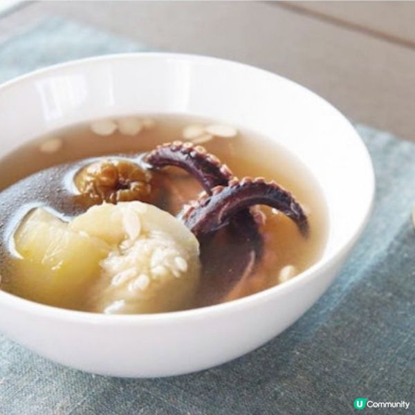 節瓜章魚豬腱湯