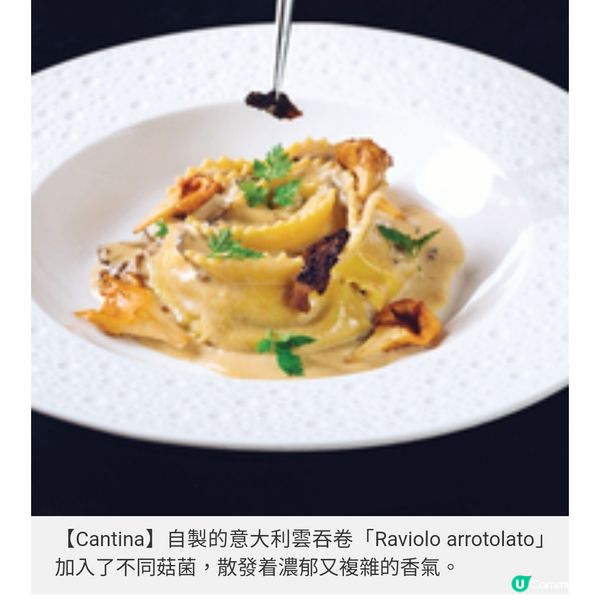 秋季矜貴菜單 意式菇菌升級變奏