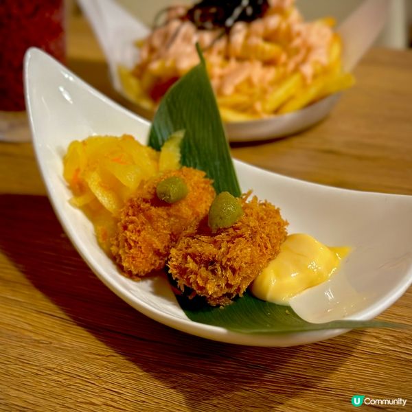 工廈裡精心製作的日式fusion菜🤩