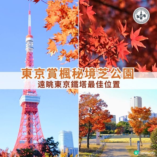 芝公園!遠眺東京鐵塔🗼最佳位置!